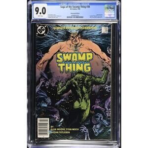Saga of Swamp Thing  #38 CGc NEWSSTAND RARE 9.0 [1985] Constantine  865002